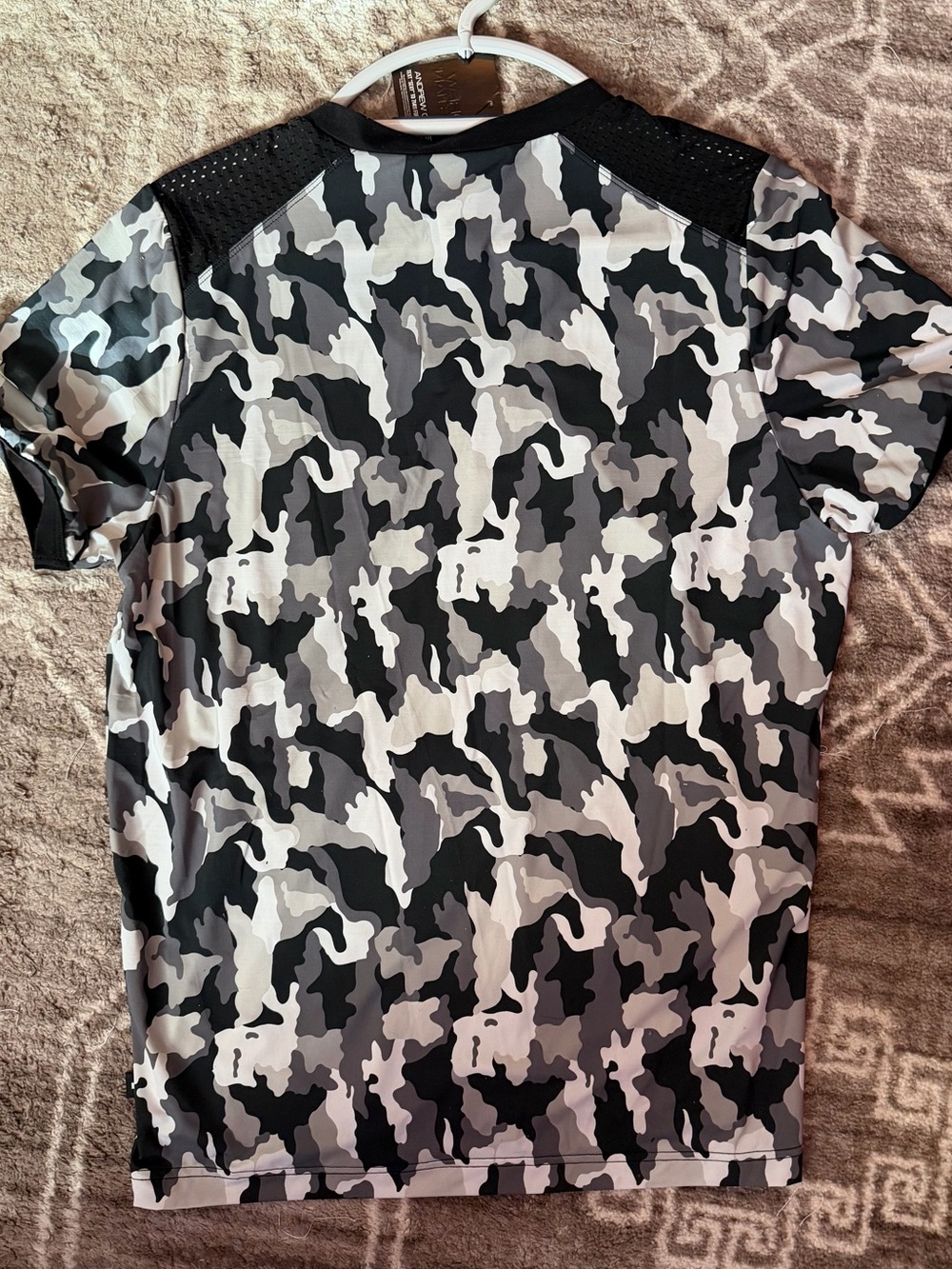 Andrew Christian Gray Camo Tee in size L - Picture 3 of 6